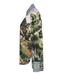 Dames blouse groen
