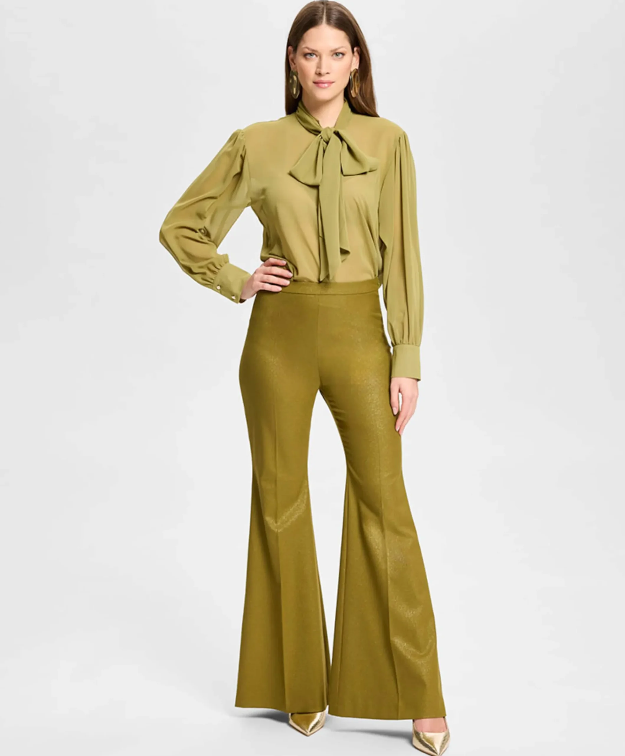 Dames blouse groen