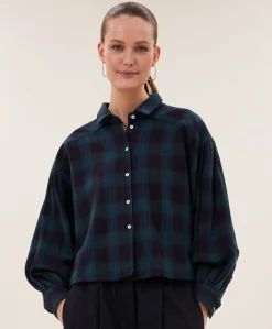 Dames blouse groen