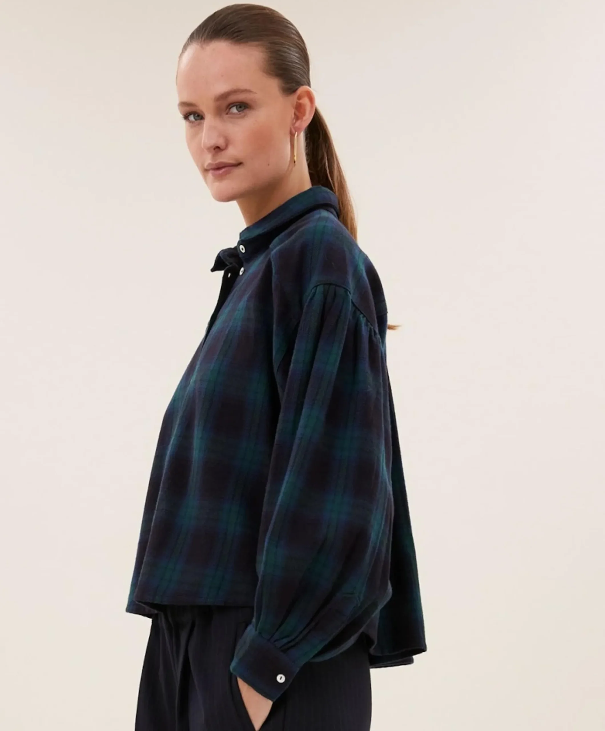 Dames blouse groen