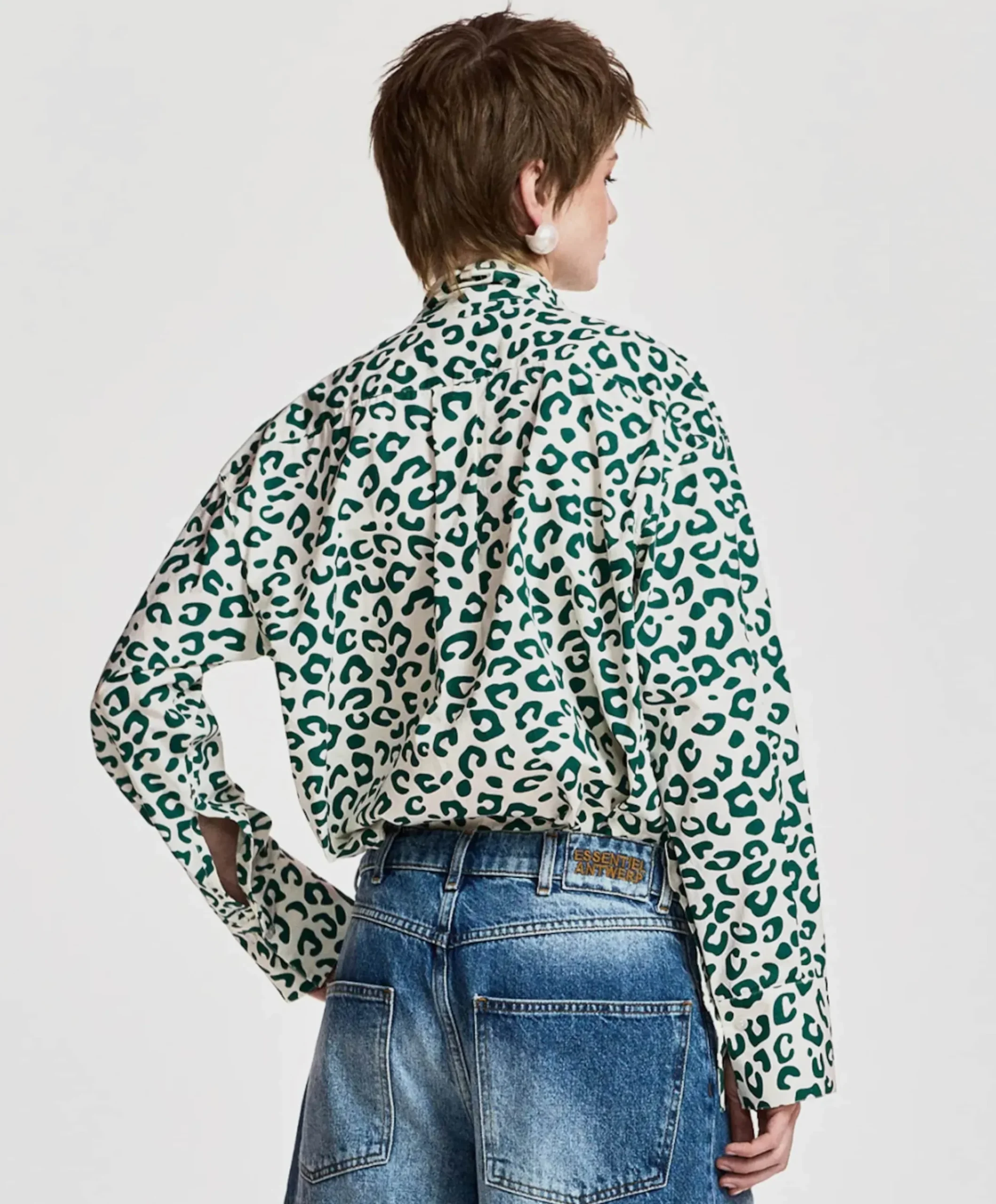 Dames blouse groen