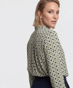 Dames blouse groen