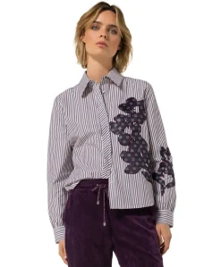 Dames blouse paars