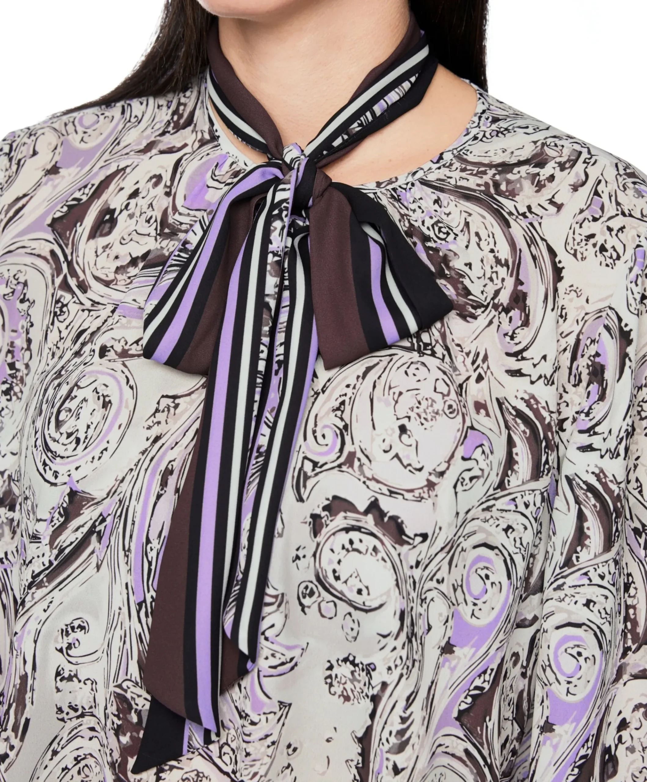Dames blouse paars