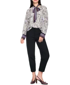Dames blouse paars
