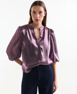 Dames blouse paars