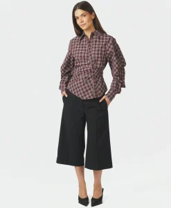 Dames blouse paars