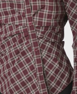 Dames blouse paars