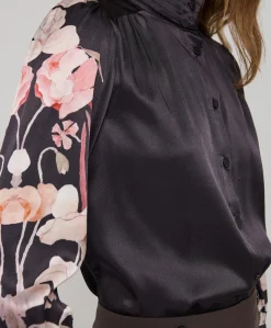 Dames blouse paars