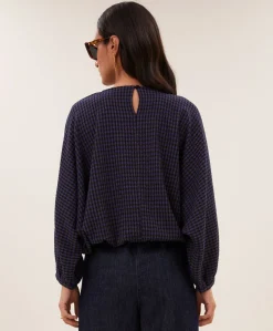Dames blouse paars
