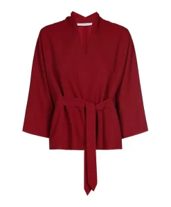 Dames blouse rood