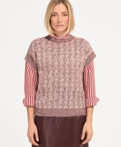 Dames blouse rood