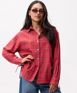 Dames blouse rood
