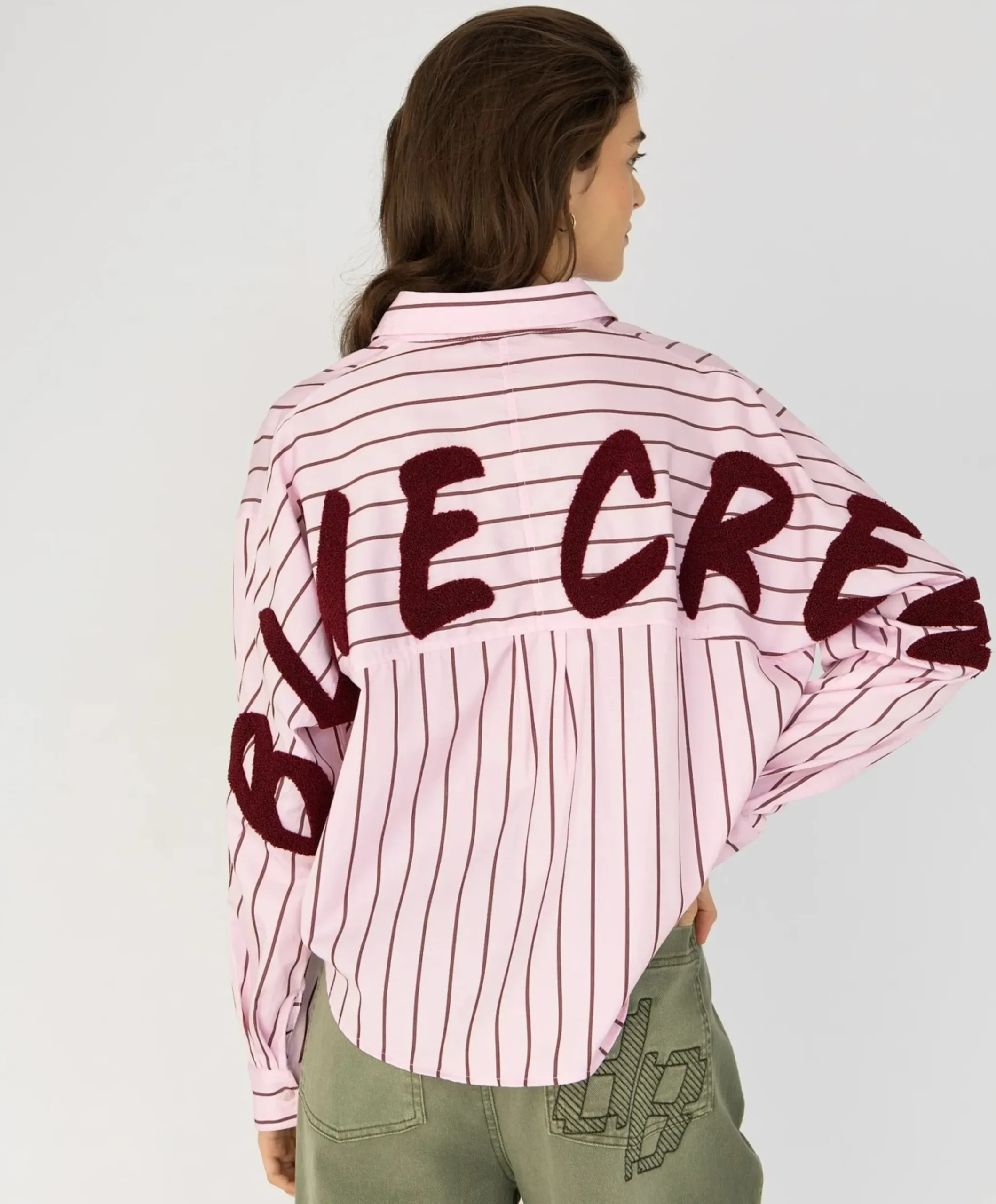 Dames blouse roze