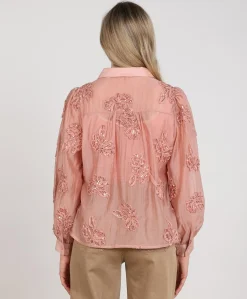 Dames blouse roze