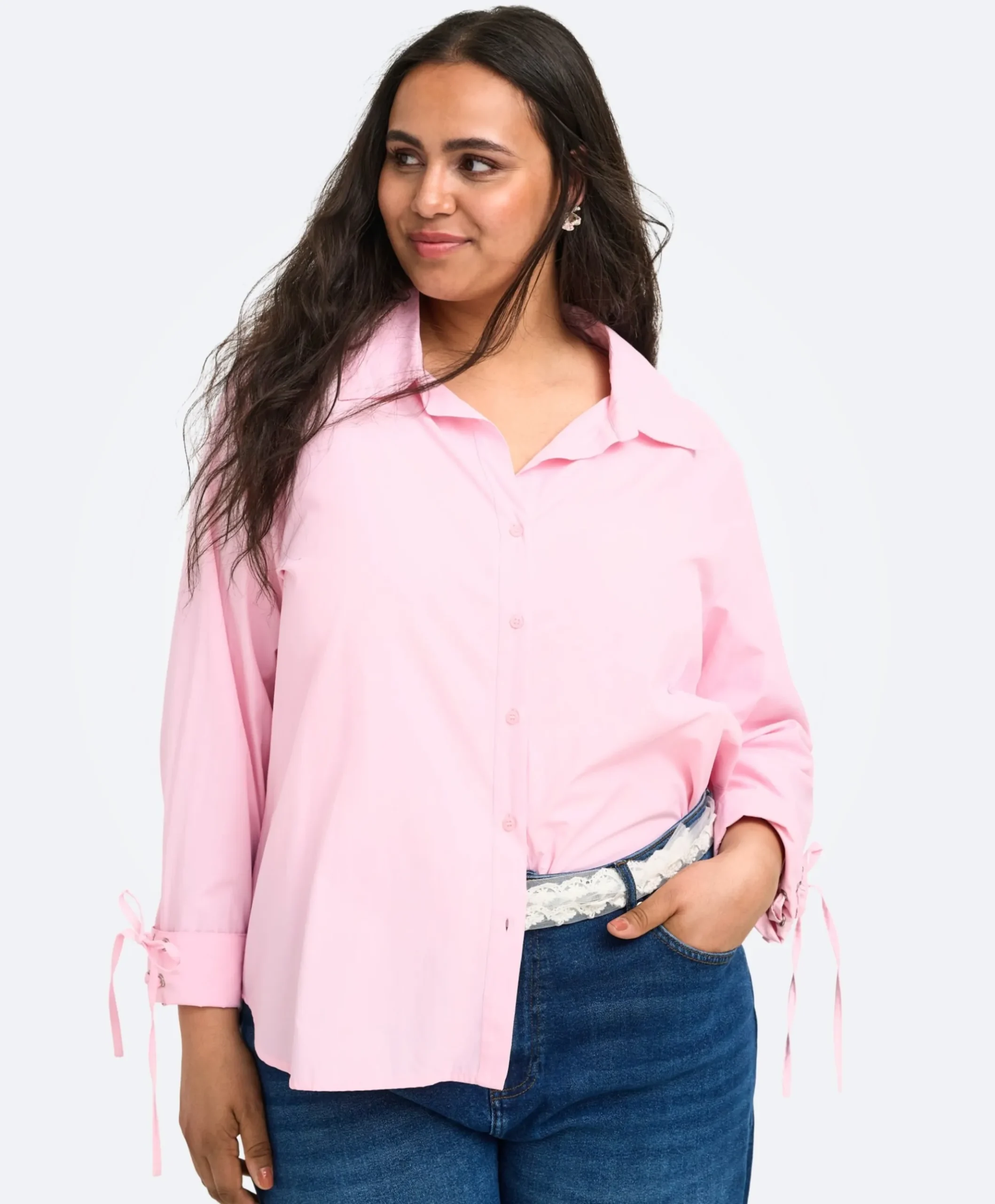 Dames blouse roze