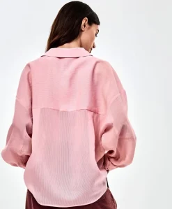 Dames blouse roze