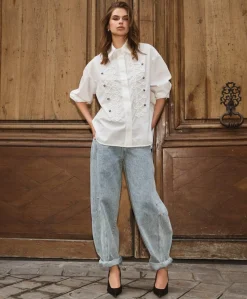 Dames blouse wit