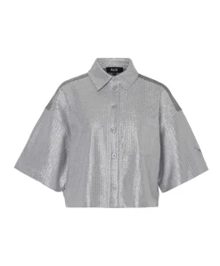 Dames blouse zilver
