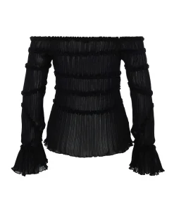Dames blouse zwart