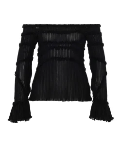 Dames blouse zwart