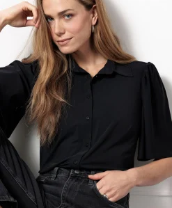 Dames blouse zwart