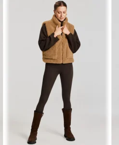 Dames bodywarmer beige