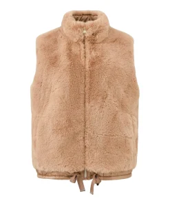 Dames bodywarmer beige