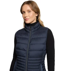 Dames bodywarmer blauw