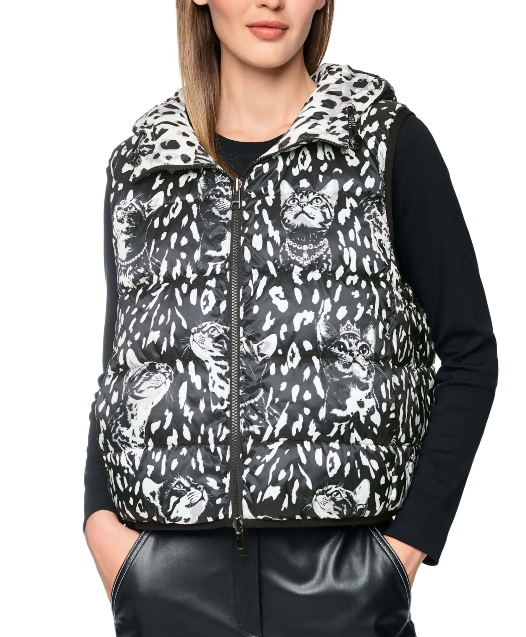 Dames bodywarmer wit