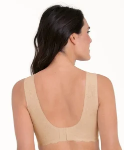 Dames bralette beige
