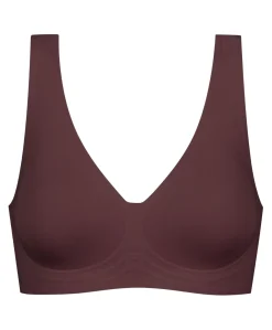 Dames bralette bordeaux