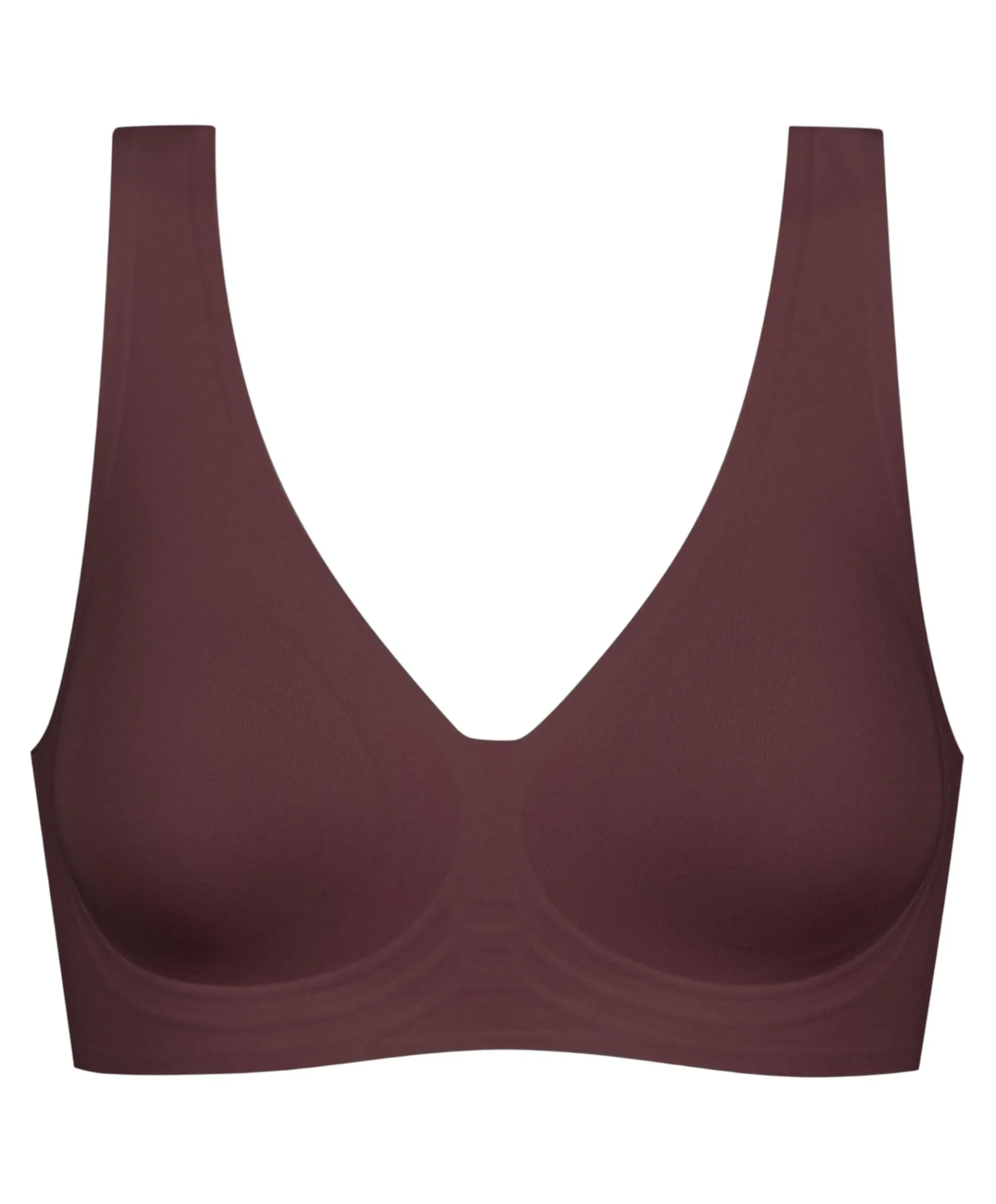 Dames bralette bordeaux