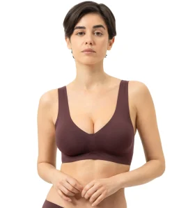 Dames bralette bordeaux