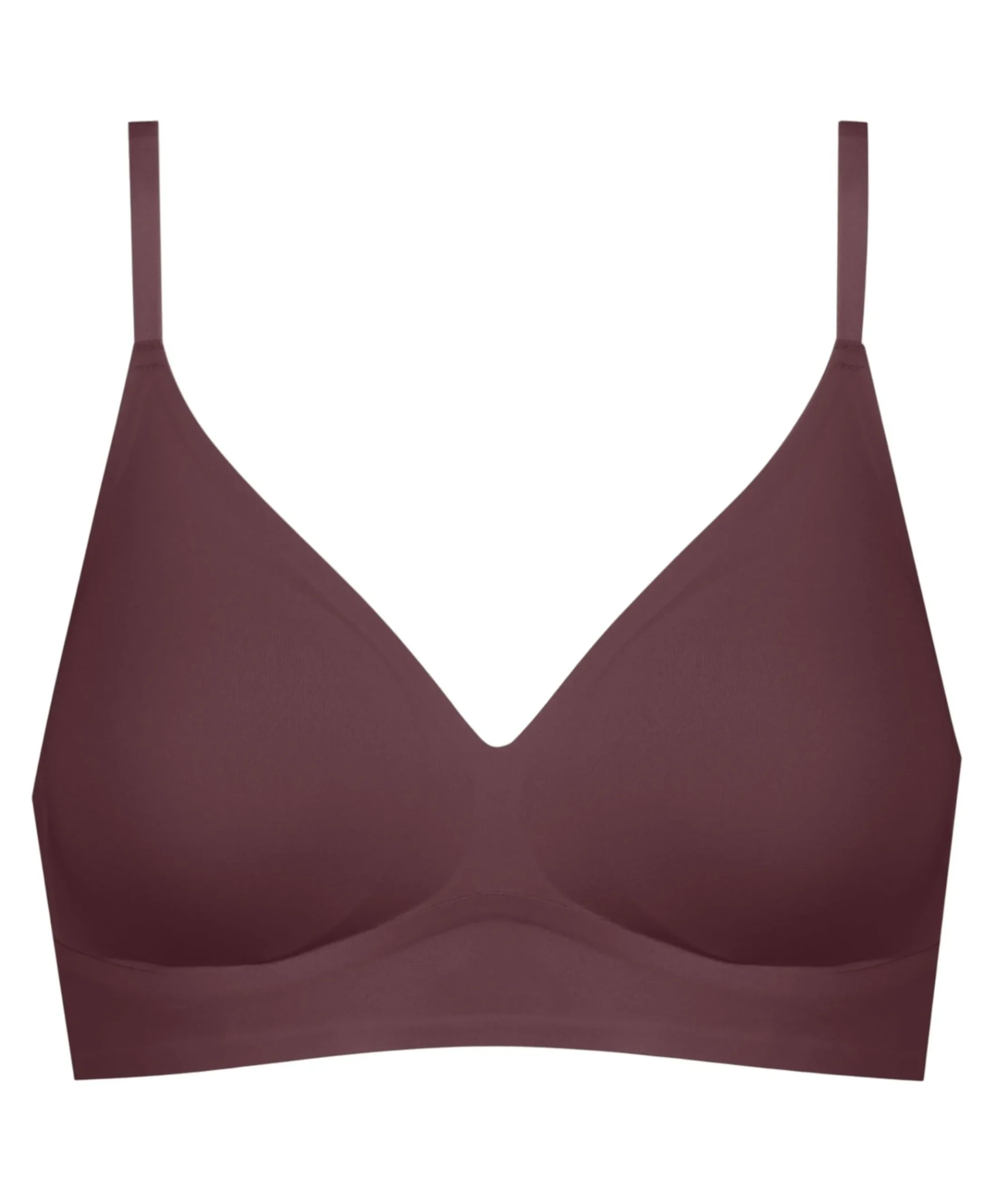Dames bralette bordeaux