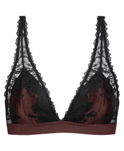 Dames bralette bordeaux