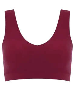 Dames bralette bordeaux