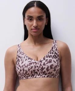 Dames bralette bruin