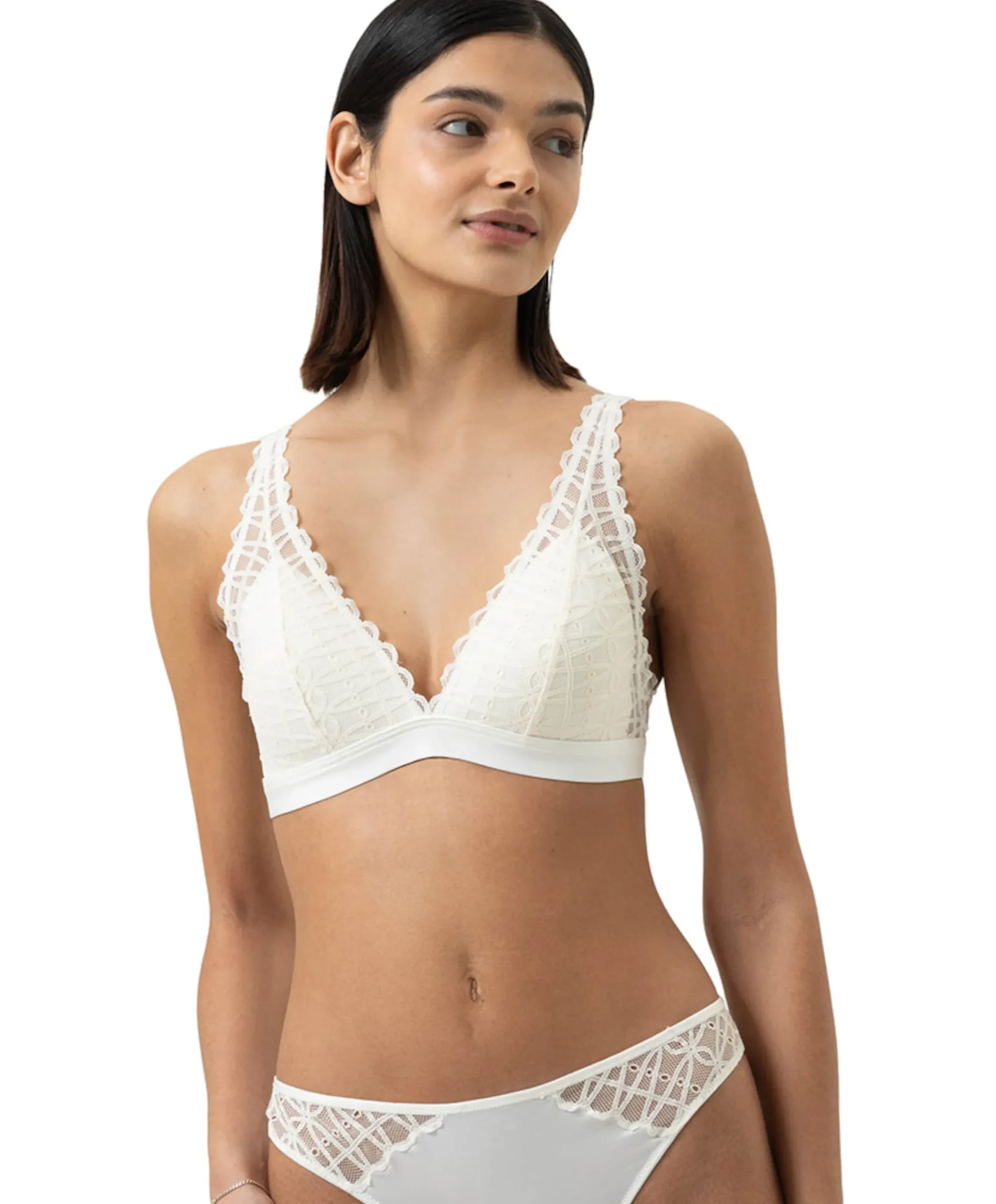 Dames bralette ecru