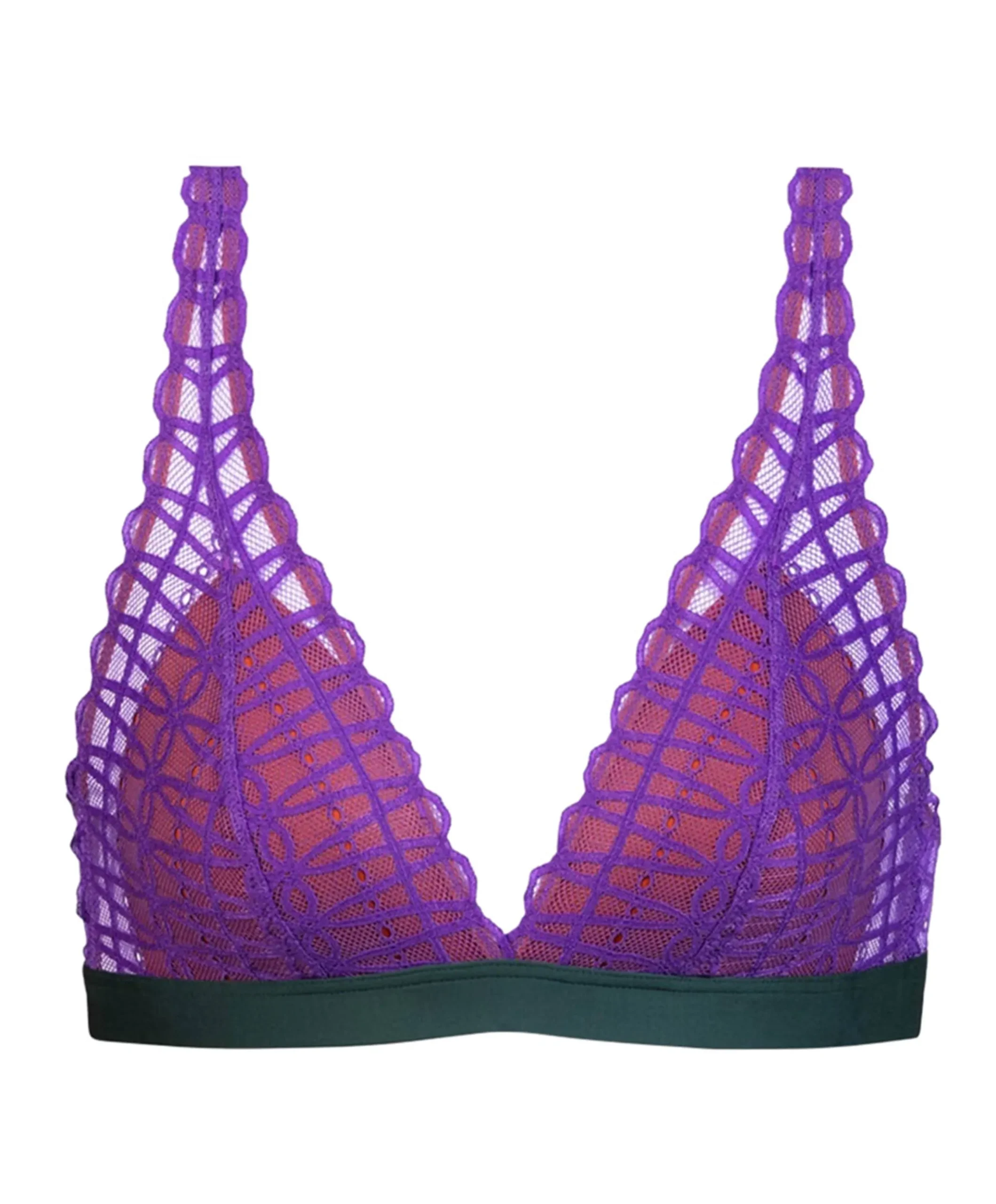 Dames bralette paars