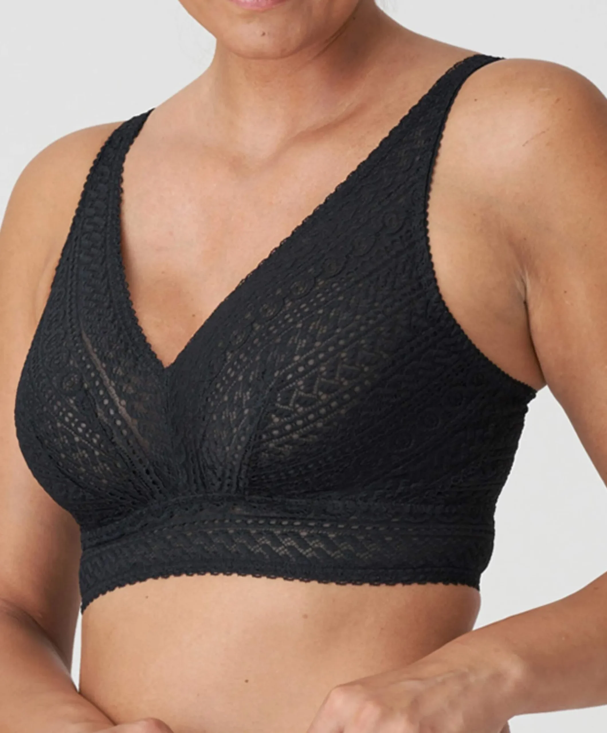 Dames bralette zwart