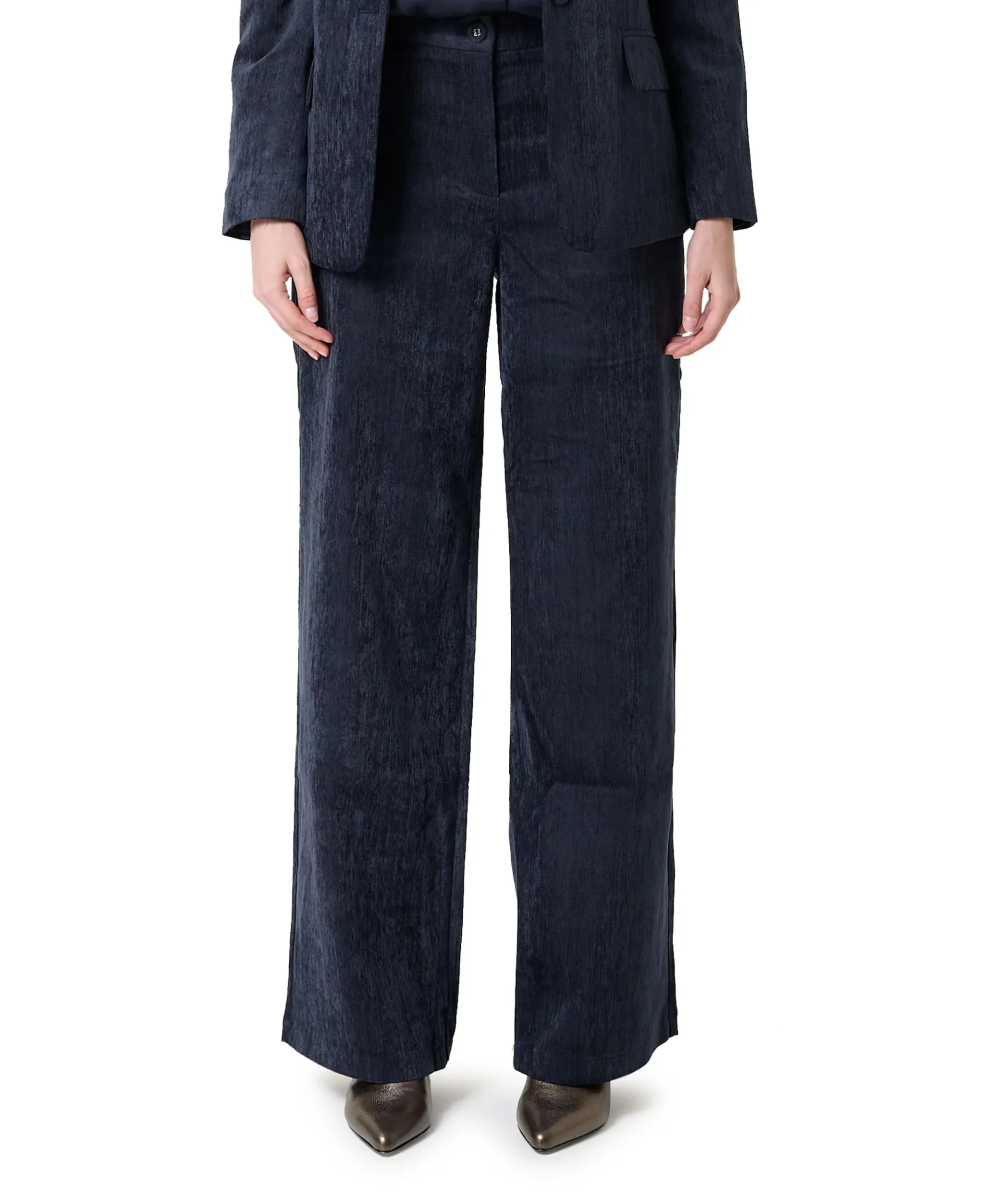 Dames broek blauw