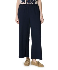 dames broek blauw