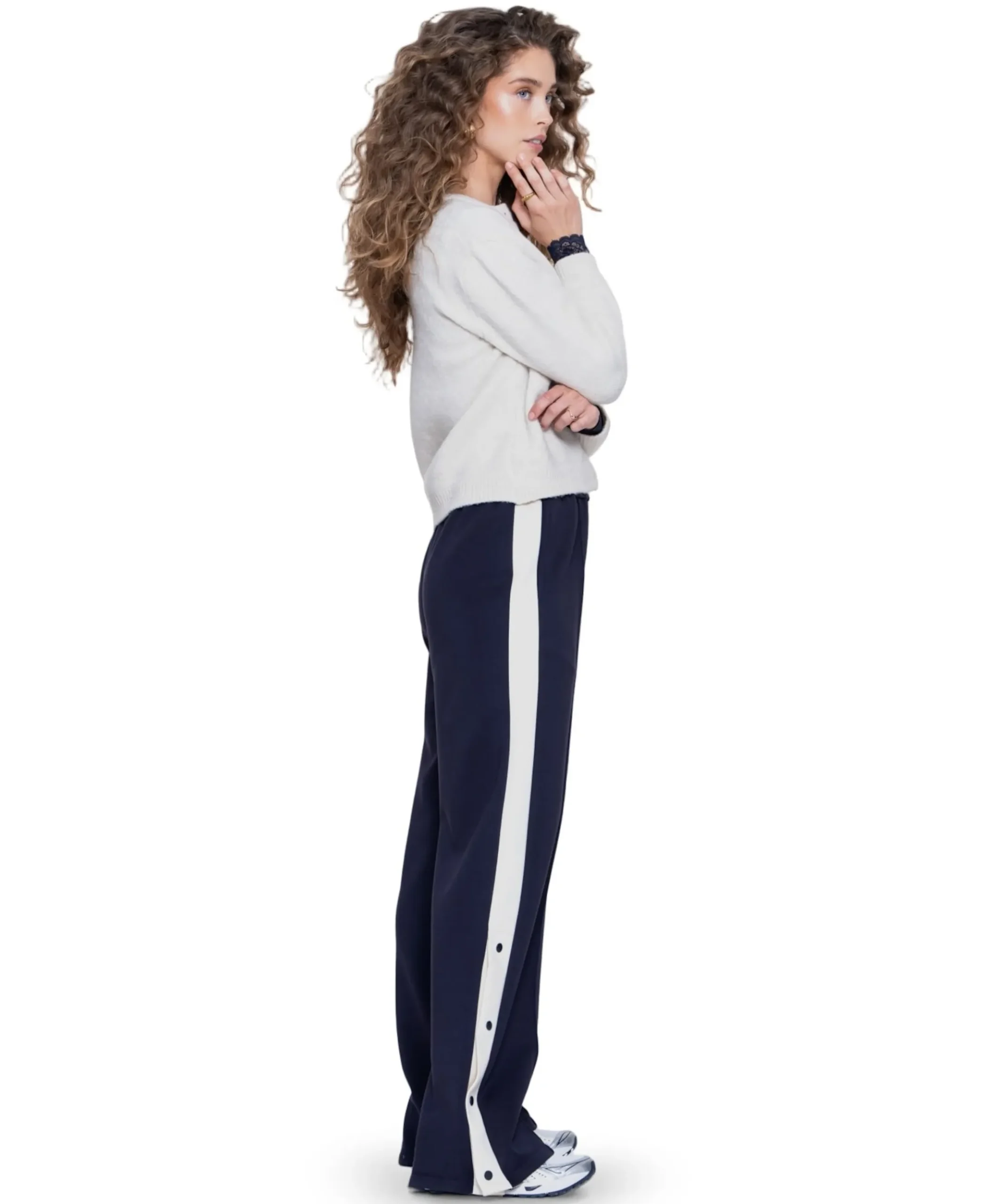 Dames broek blauw