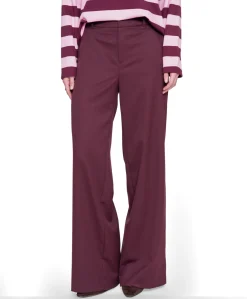 Dames broek bordeaux