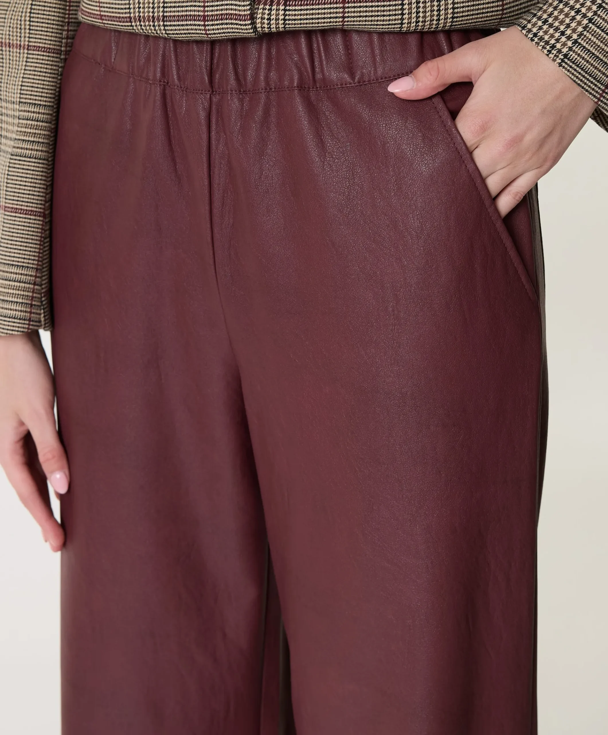 dames broek bordeaux