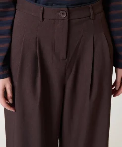 dames broek bordeaux
