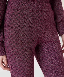 Dames broek bordeaux