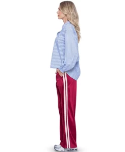 Dames broek bordeaux