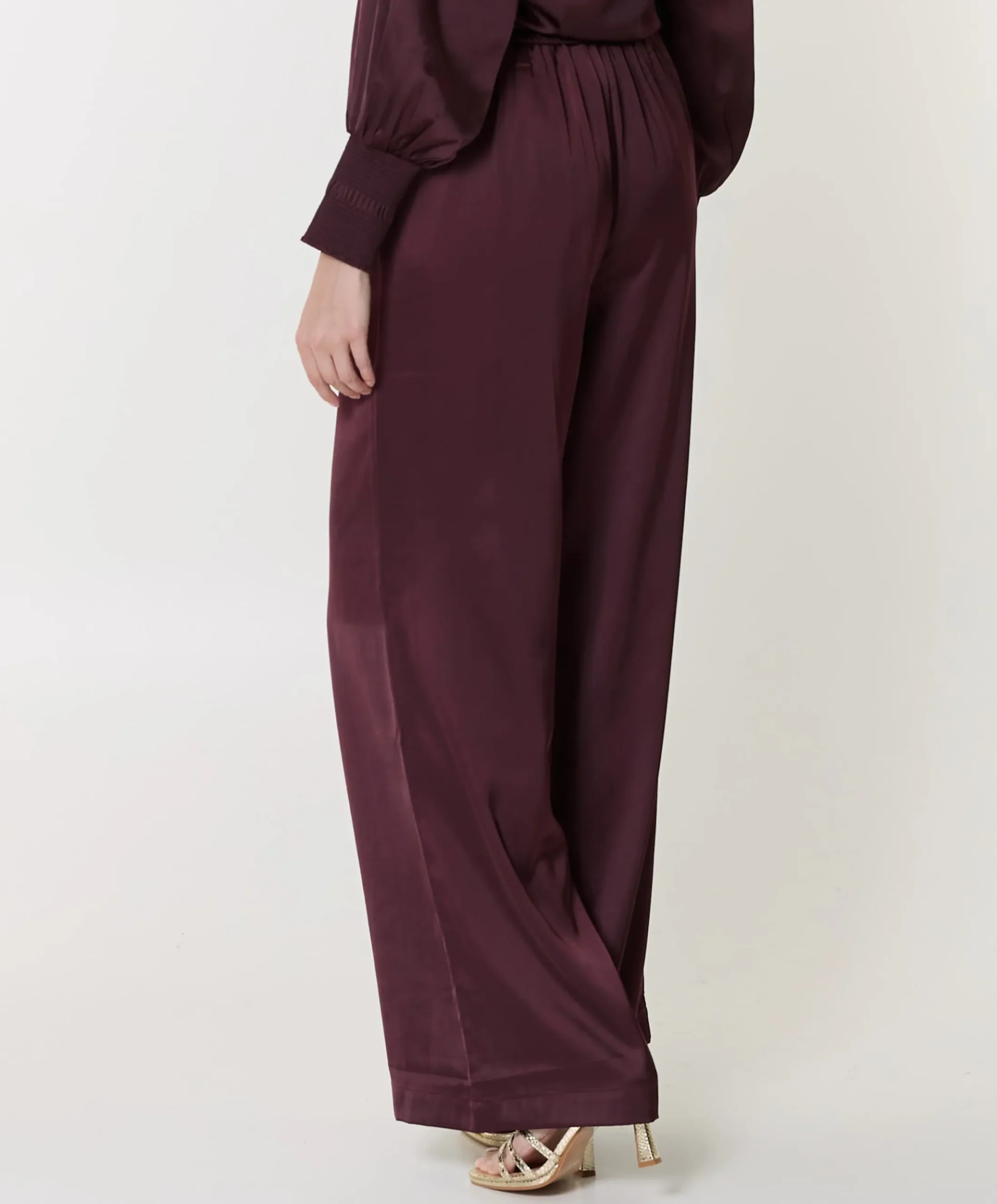 Dames broek bordeaux